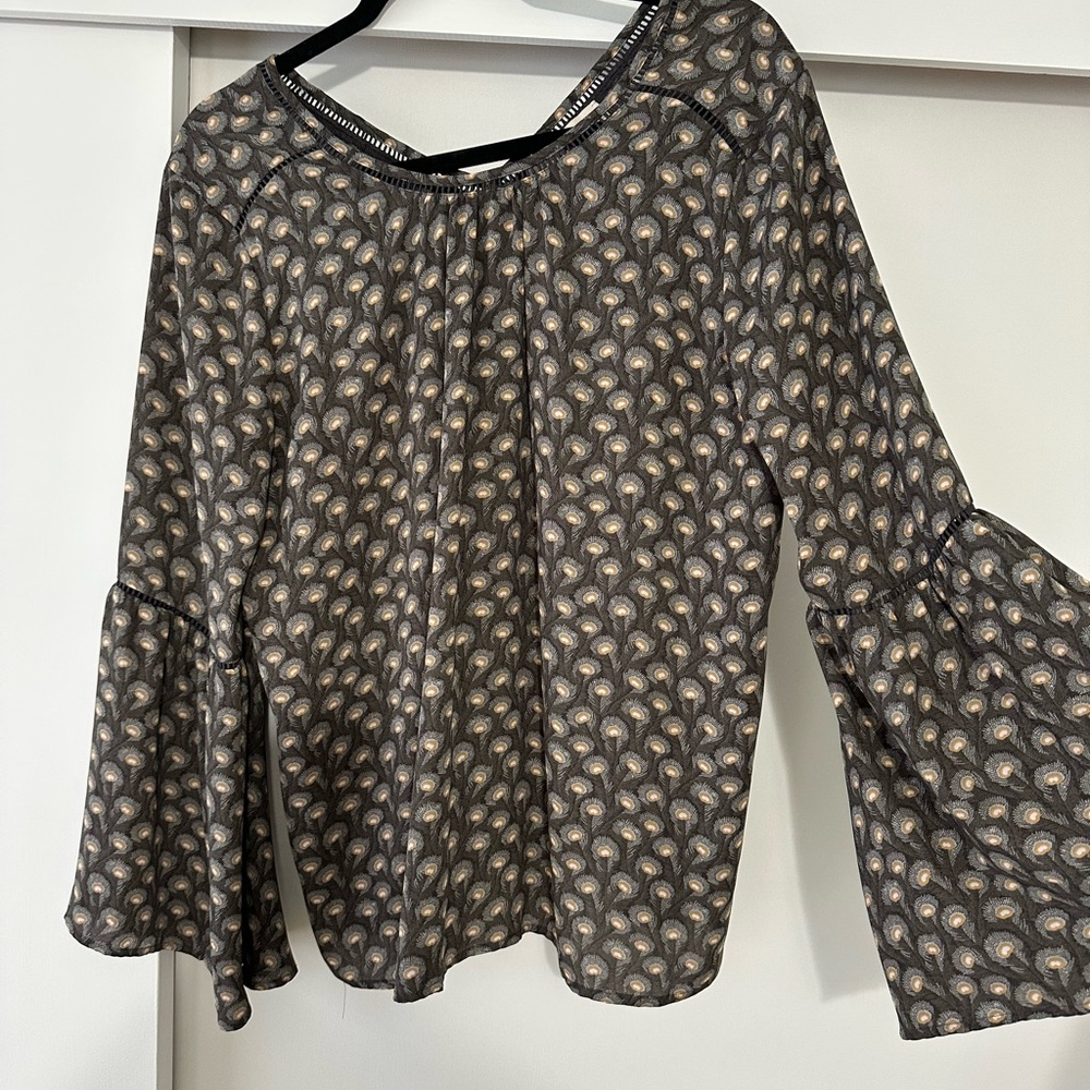 Loft Floral Patterned Blouse - image 2